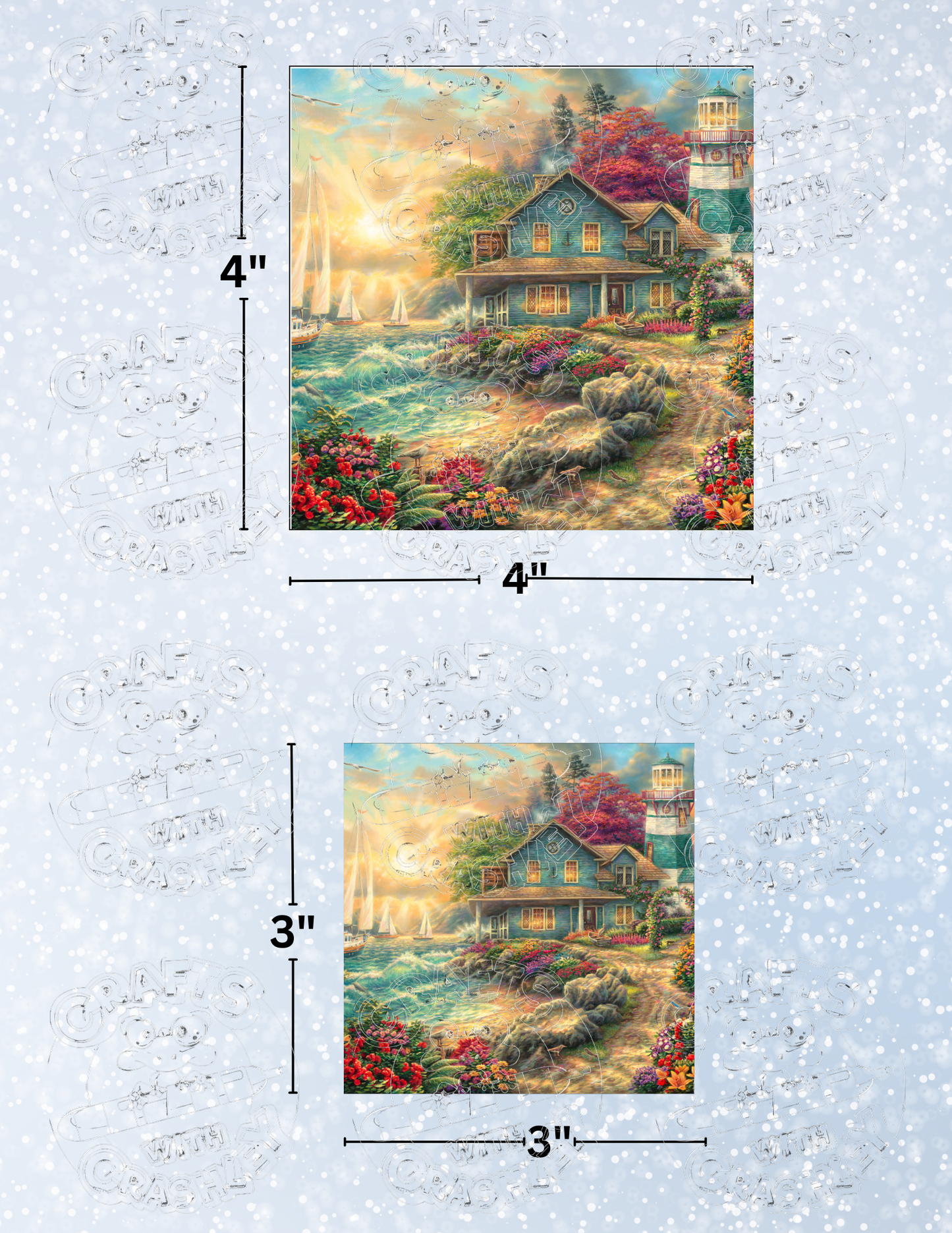 "Sunrise" by ©Chuck Pinson Premium Decorative Release Papers for Diamond Painting