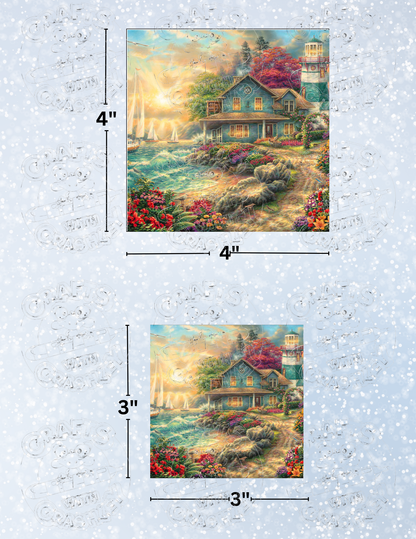 "Sunrise" by ©Chuck Pinson Premium Decorative Release Papers for Diamond Painting