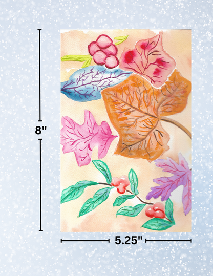 "Fall Leaves" By Crafting and Crime Daily Decorative Diamond Painting Release Papers