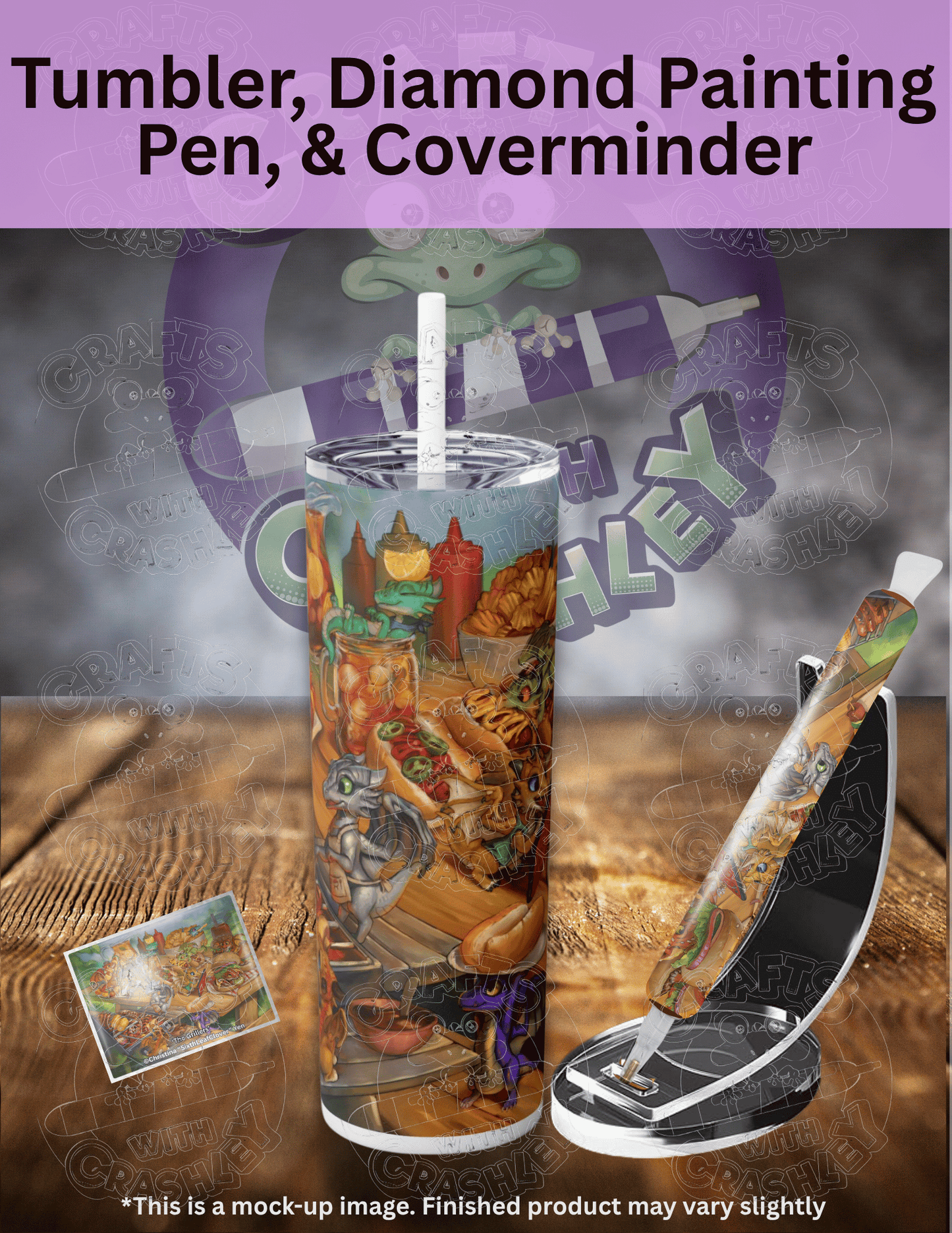 "The Grillers" by ©Christina "SixthLeafClover" Yen Premium Accessories for Diamond Painting