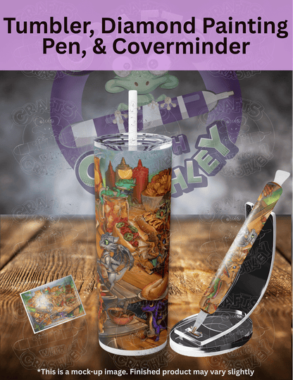 "The Grillers" by ©Christina "SixthLeafClover" Yen Premium Accessories for Diamond Painting