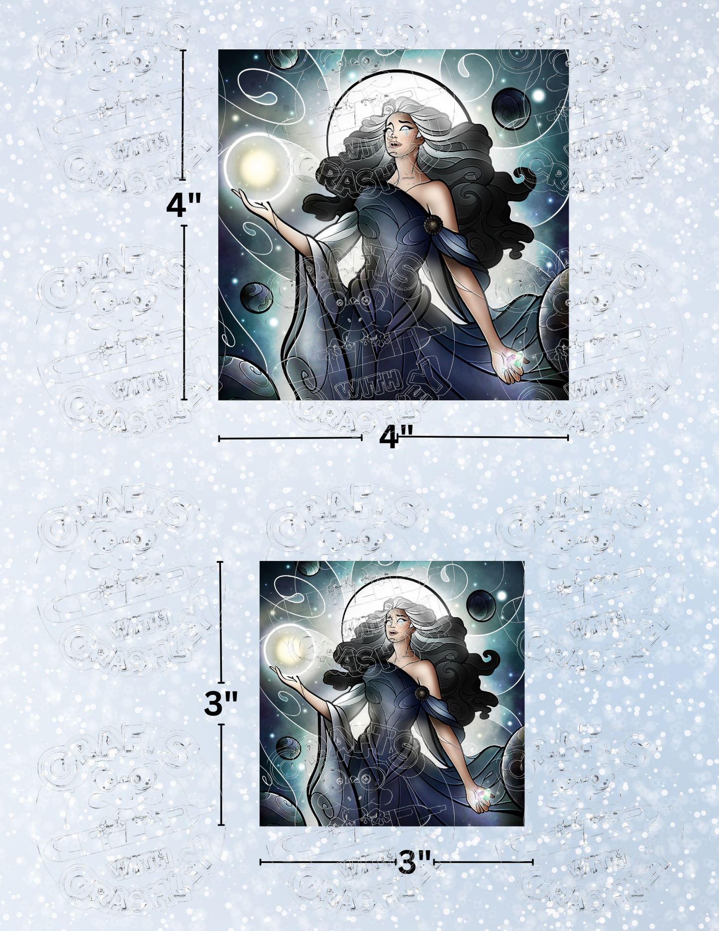 "Wisdom Cries" by ©Mandie Manzano Premium Decorative Release Papers for Diamond Painting