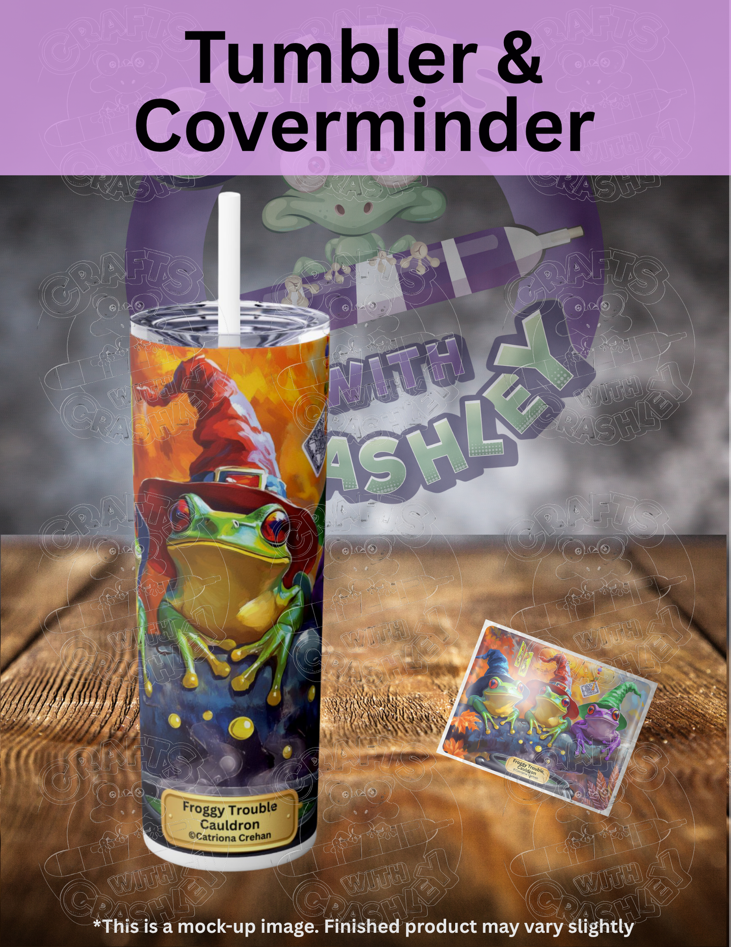 "Froggy Trouble Cauldron" by ©Catriona Crehan Premium Accessories for Diamond Painting