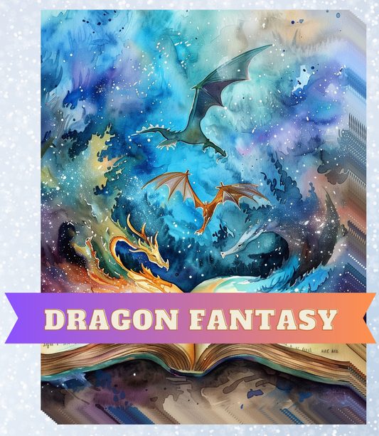 "Dragon Fantasy" Decorative Diamond Painting Release Papers