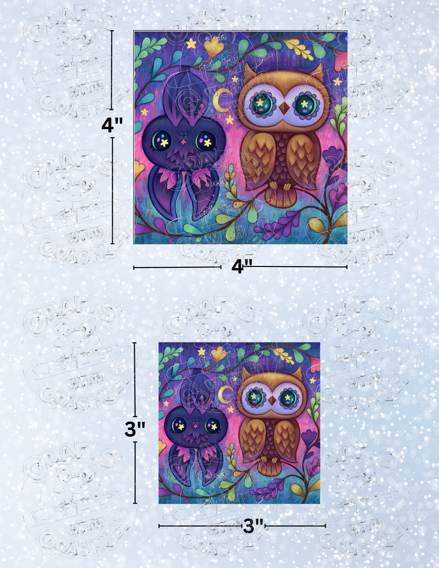 "Komori No Fukumo" by ©Jeremiah Ketner Premium Decorative Release Papers for Diamond Painting