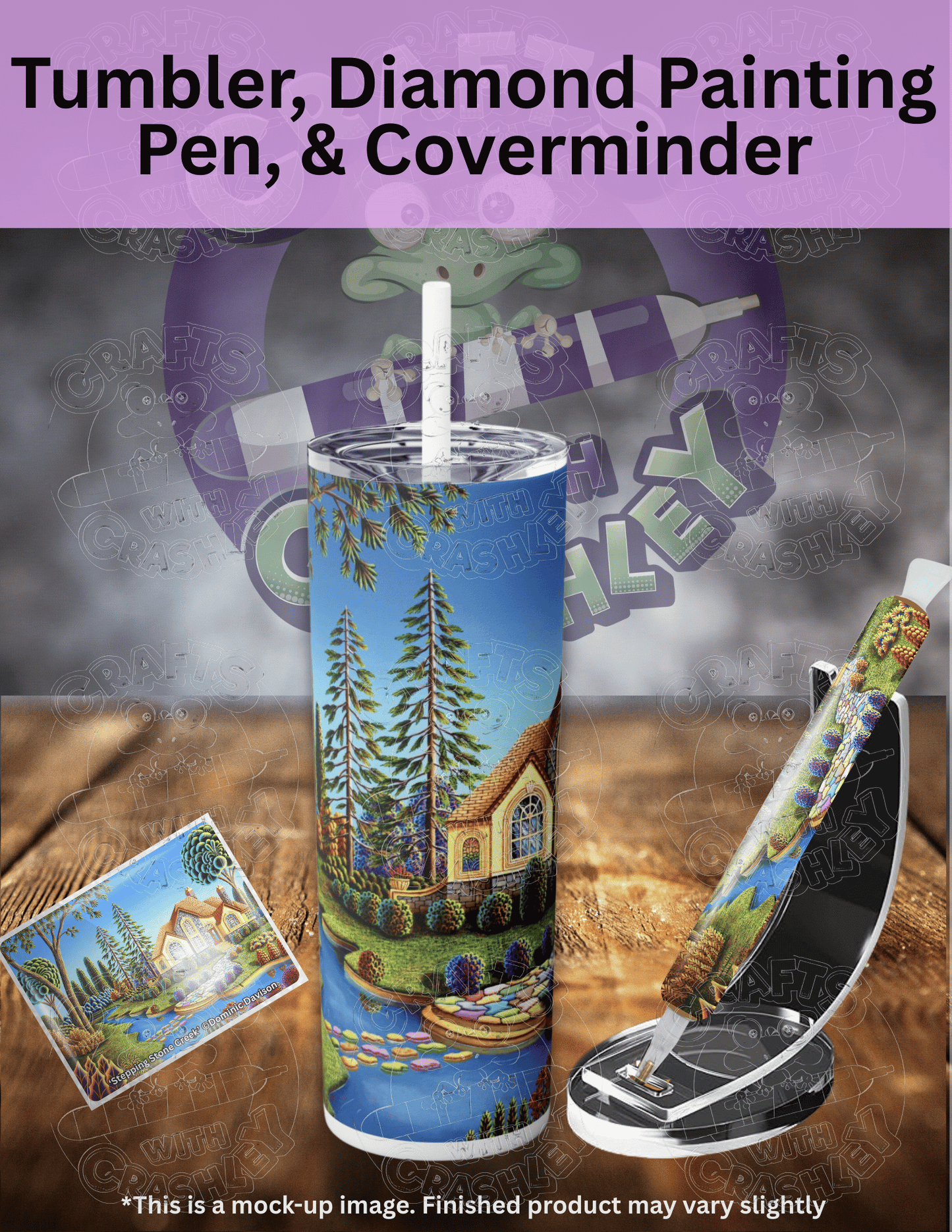 "Stepping Stone Creek" by ©Andy Russell Premium Accessories for Diamond Painting