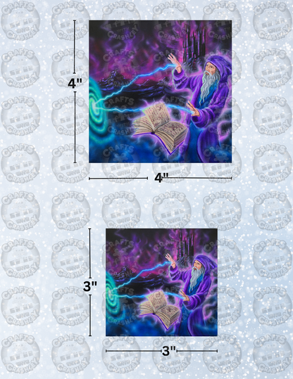 "Spellcaster" by Becca Tindol Decorative Diamond Painting Release Papers