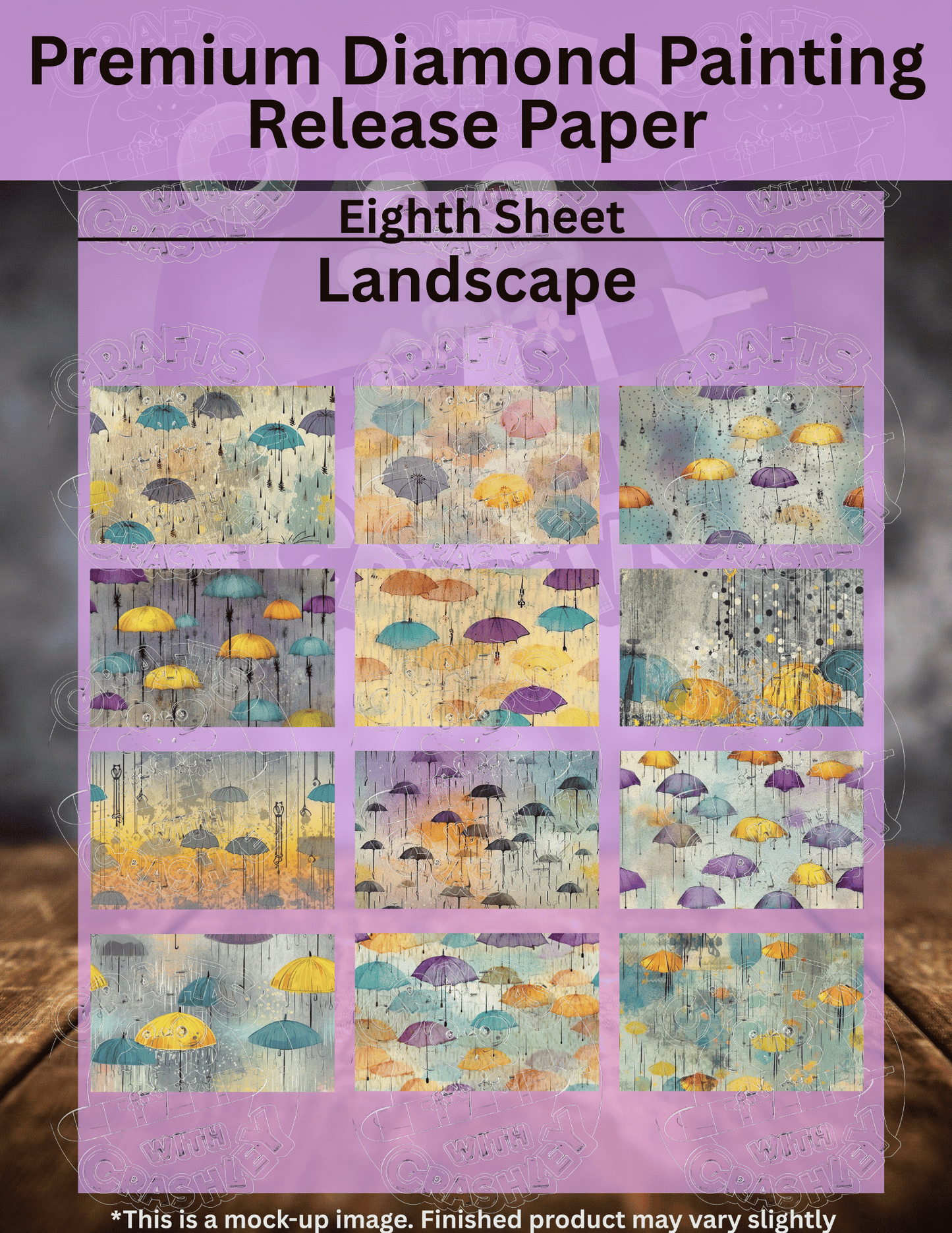 Rain and Radiance Combo Pack Premium Release Paper for Diamond Painting