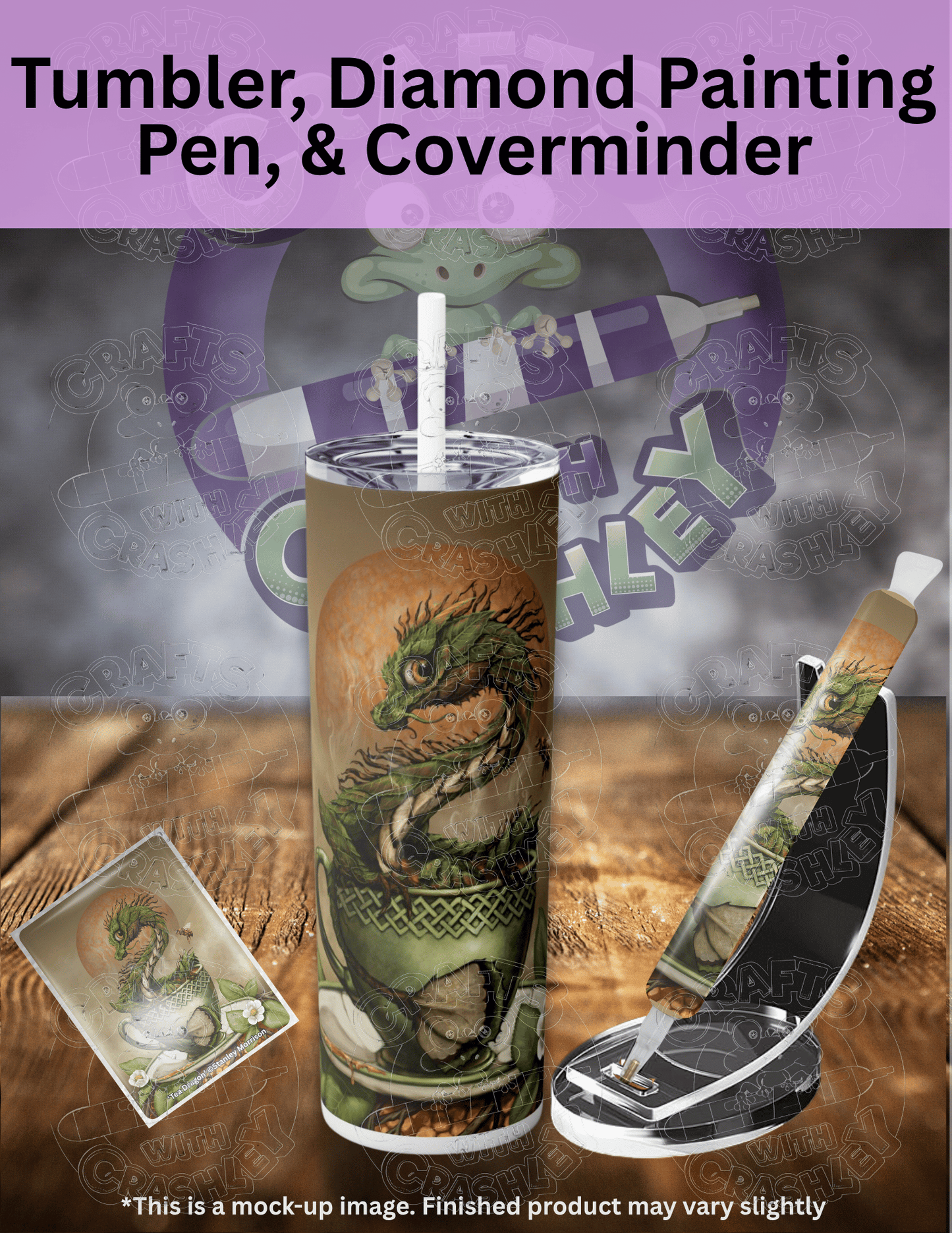 "Tea Dragon" by ©Stanley Morrison Premium Accessories for Diamond Painting