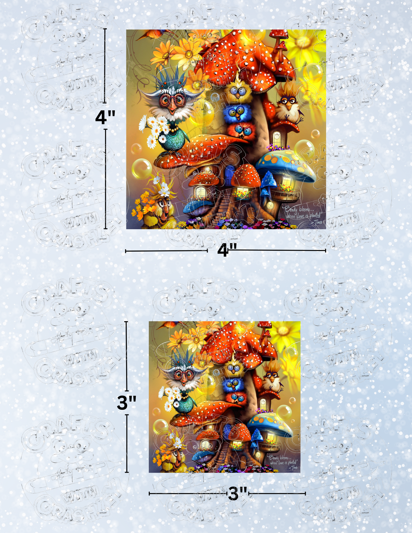 "Bloom" by ©Richard Lorenz Premium Decorative Release Papers for Diamond Painting