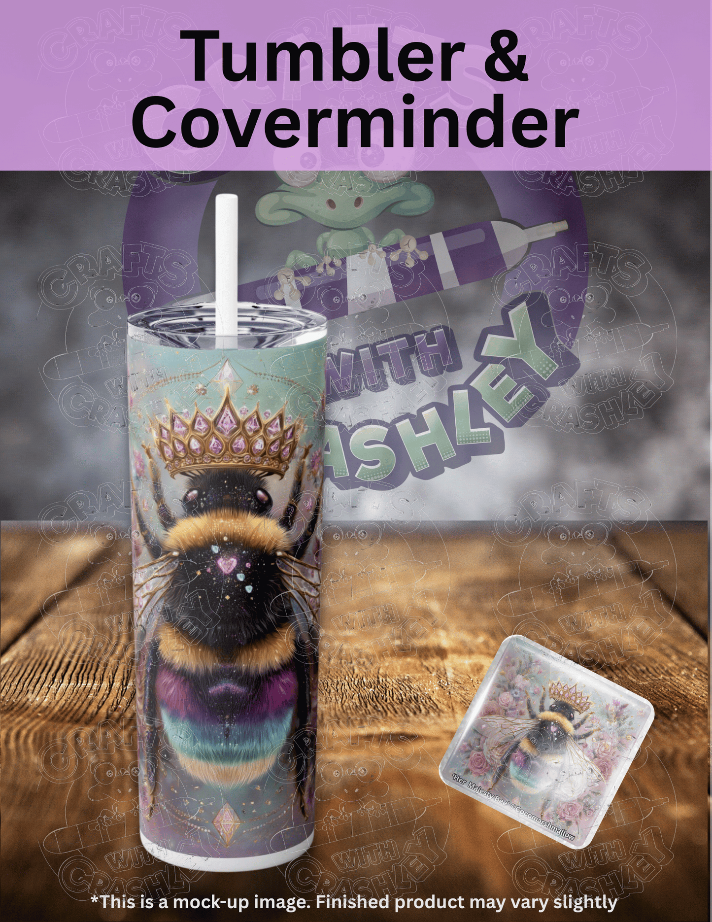 "Her Majesty Bee" by ©Cocomarshmallow Premium Accessories for Diamond Painting