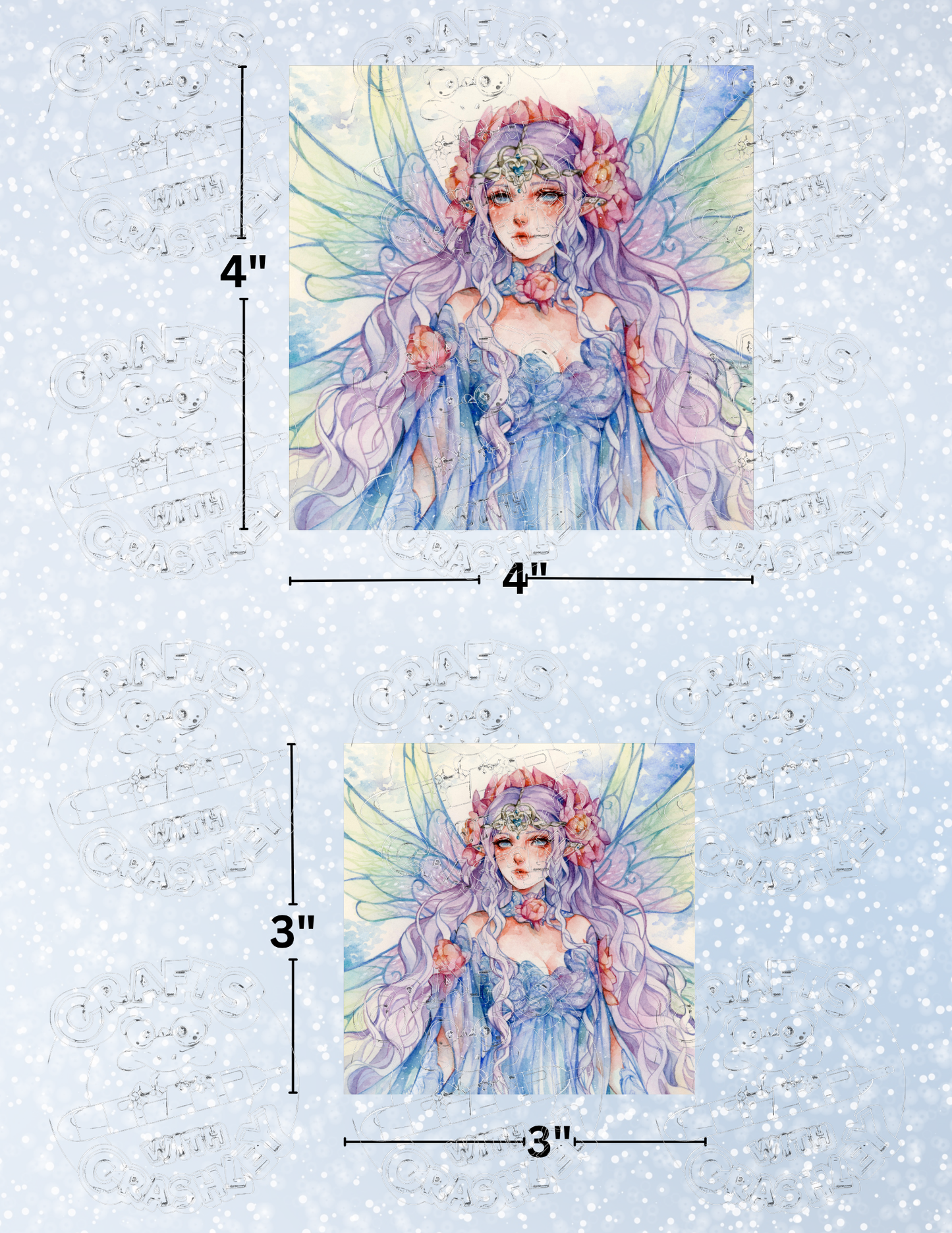 "Ainefel" by ©Margaret Morales Premium Decorative Release Papers for Diamond Painting