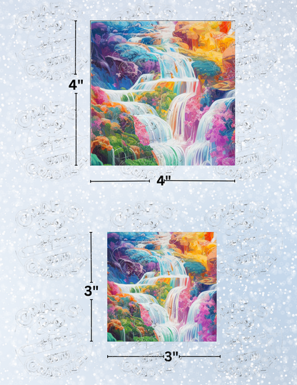 "Candy Waterfalls" by ©Auclair Studio Premium Decorative Release Papers for Diamond Painting