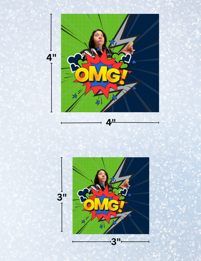 "OMG Berta" Decorative Diamond Painting Release Papers