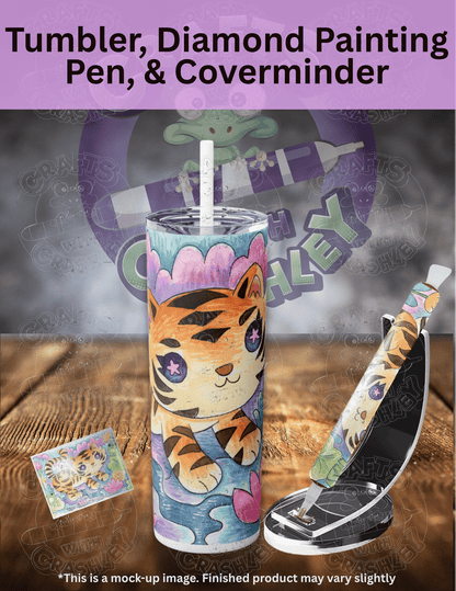 "Tiger Lilly Pond" by ©Jeremiah Ketner Premium Accessories for Diamond Painting