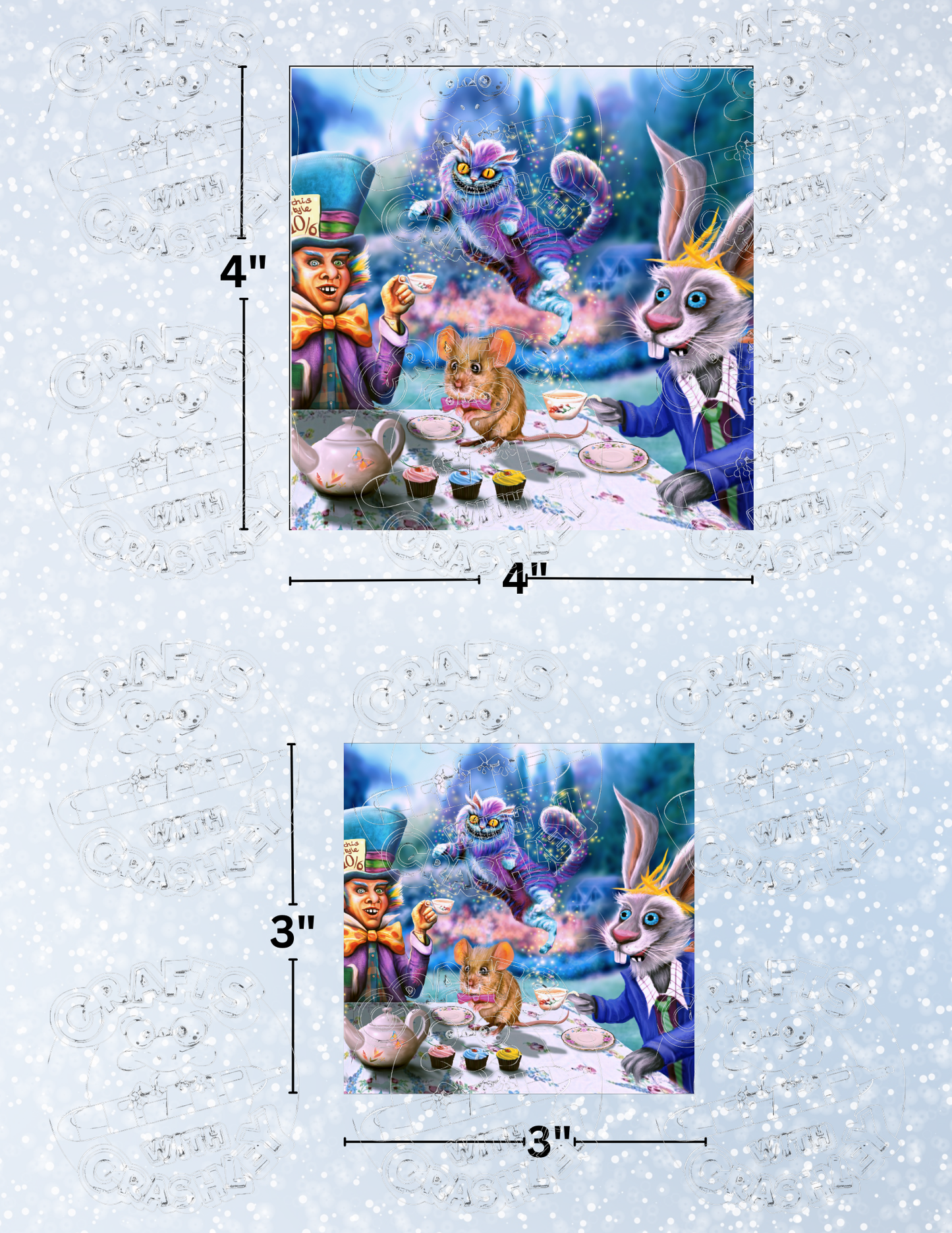 "The Tea Party" by ©Anthony Christou Premium Decorative Release Papers for Diamond Painting