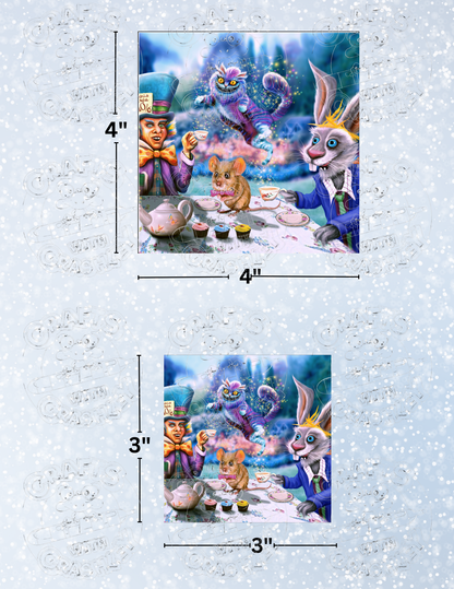 "The Tea Party" by ©Anthony Christou Premium Decorative Release Papers for Diamond Painting