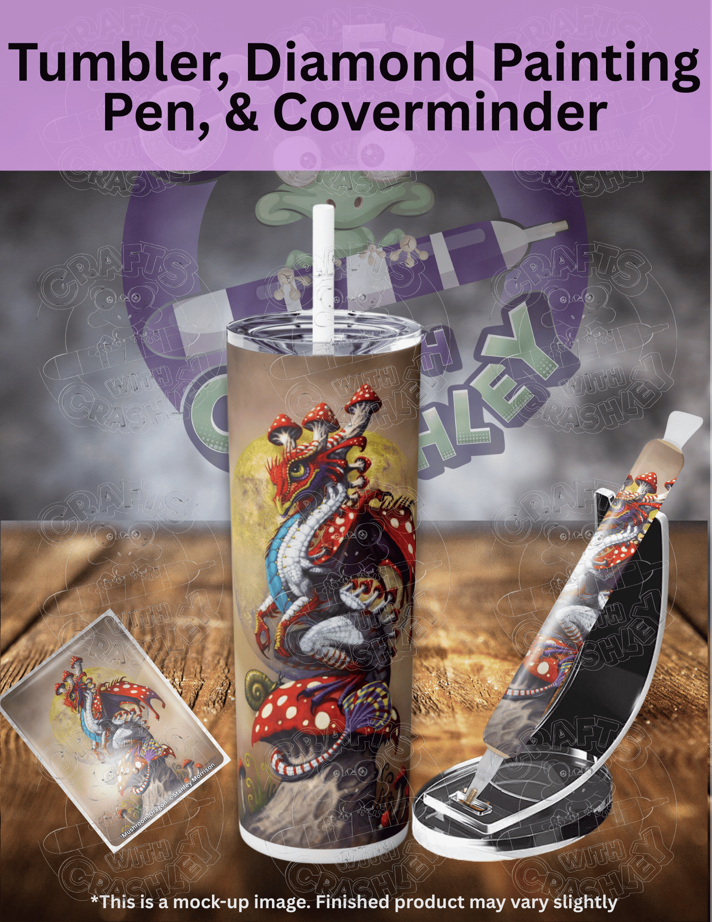 "Mushroom Dragon" by ©Stanley Morrison Premium Accessories for Diamond Painting