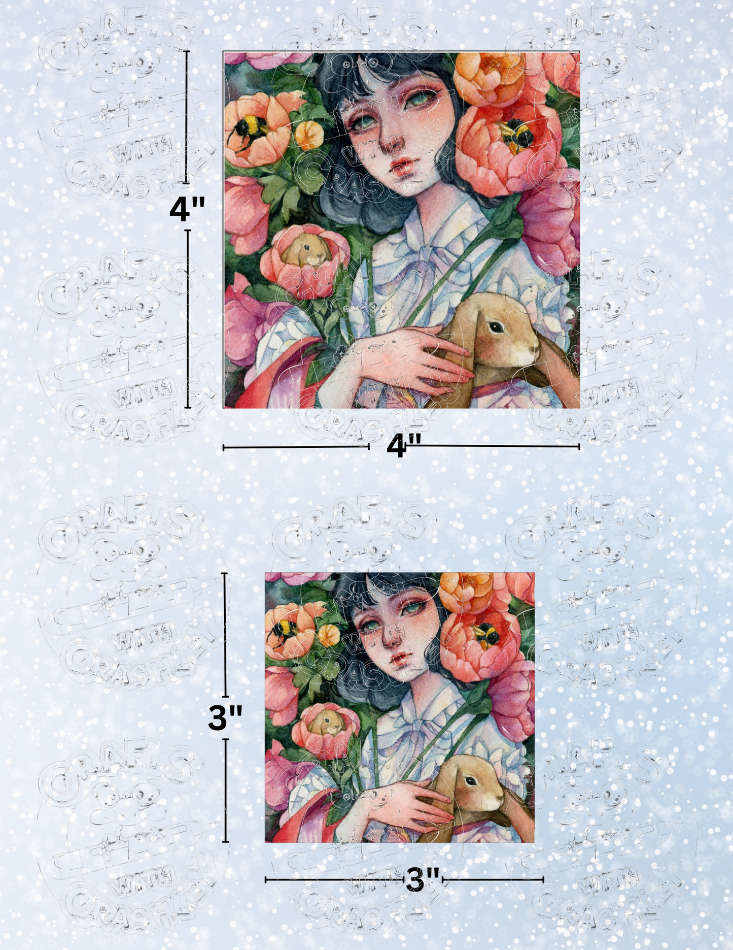 "Garden of Mae" by ©Margaret Morales Premium Decorative Release Papers for Diamond Painting