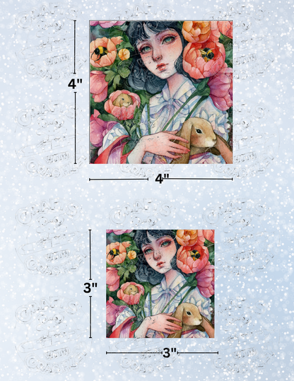 "Garden of Mae" by ©Margaret Morales Premium Decorative Release Papers for Diamond Painting