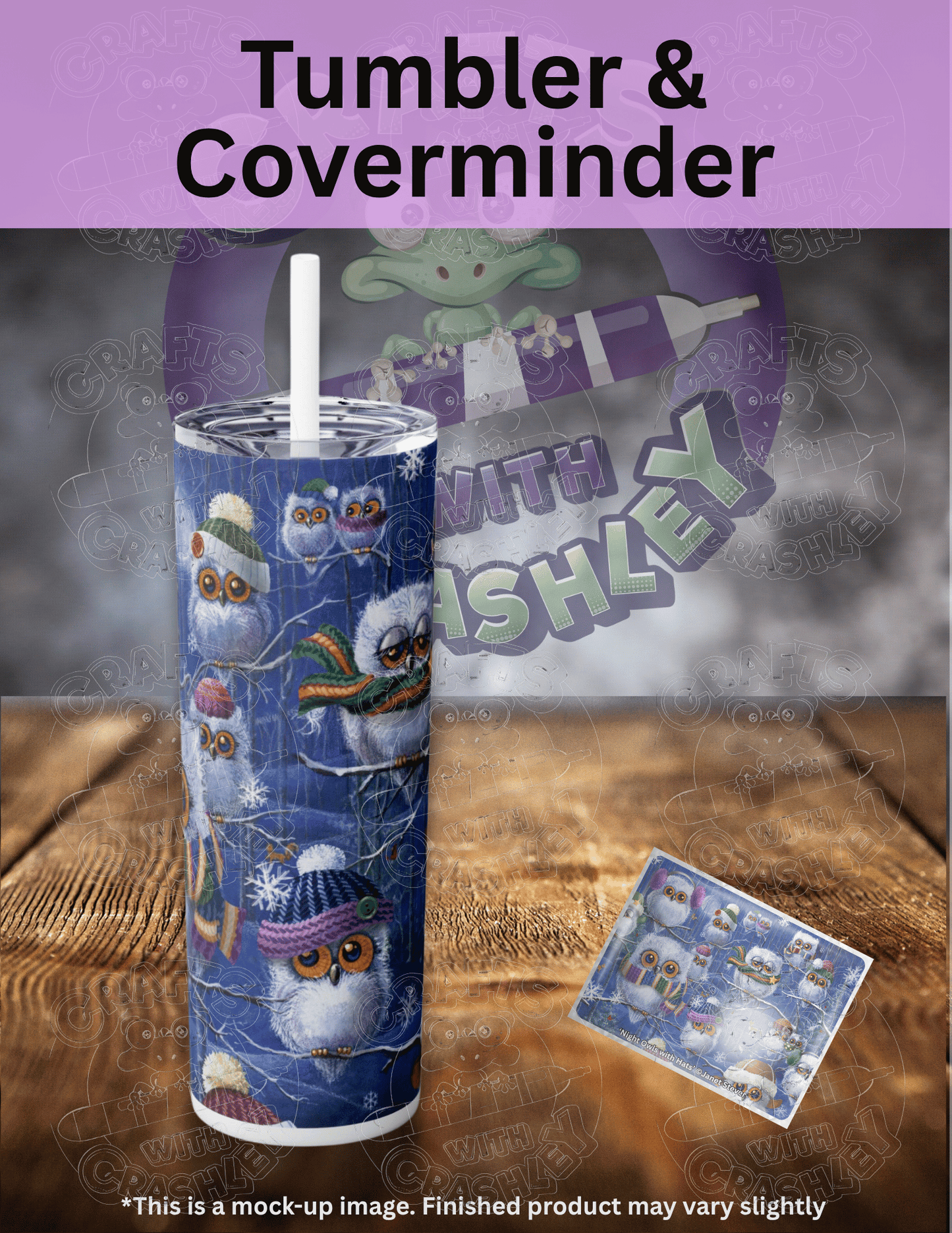 "Night Owls with Hats" by ©Janet Stever Premium Accessories for Diamond Painting