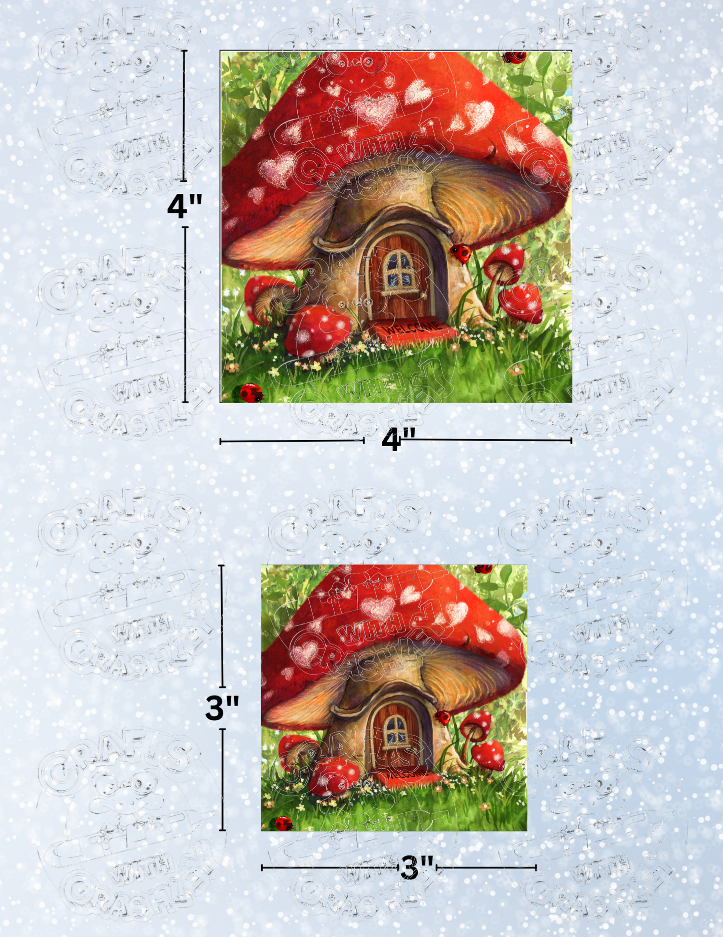 Product Bundle "Mushroom House" by ©Janet Stever