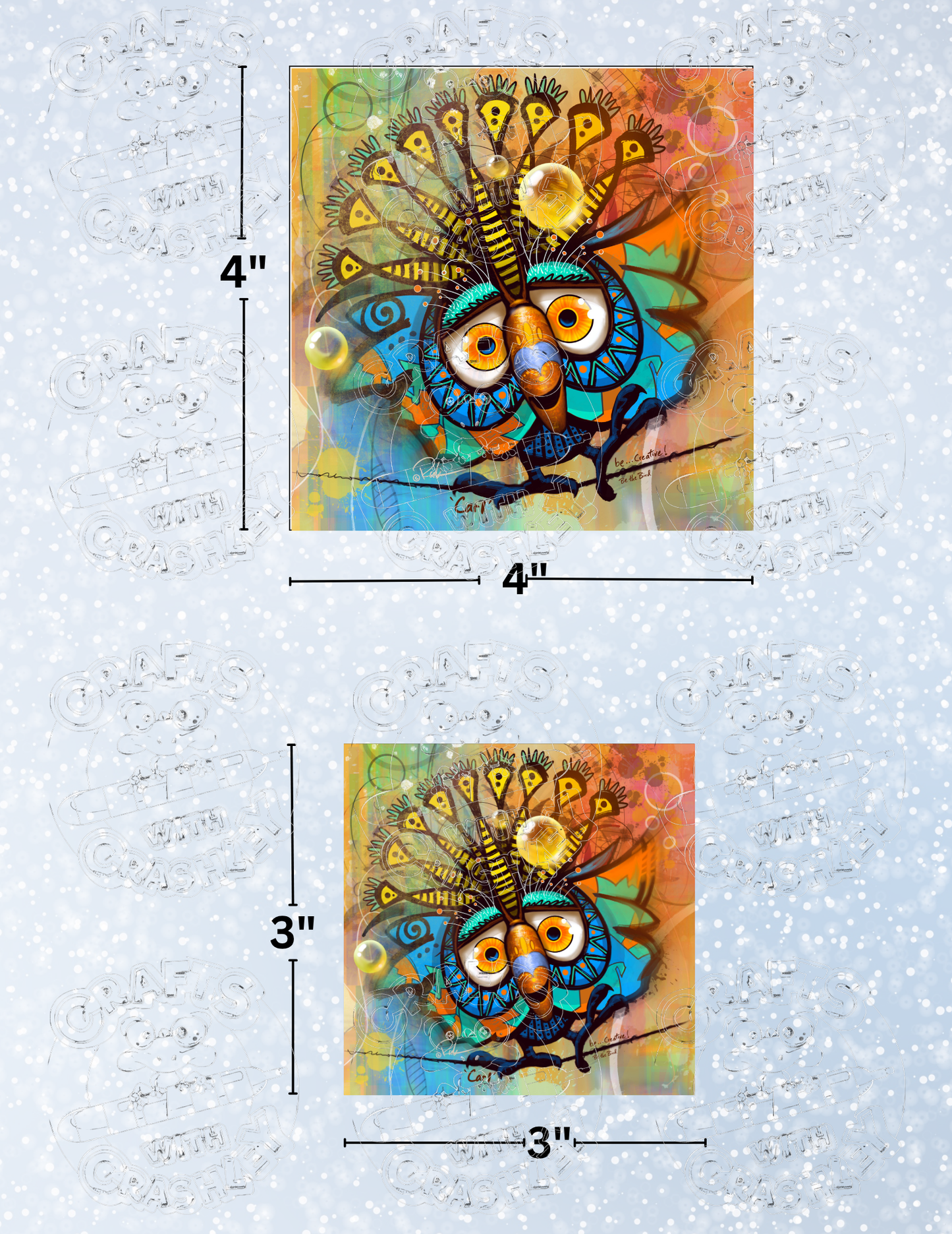 "Carl" by ©Richard Lorenz Premium Decorative Release Papers for Diamond Painting