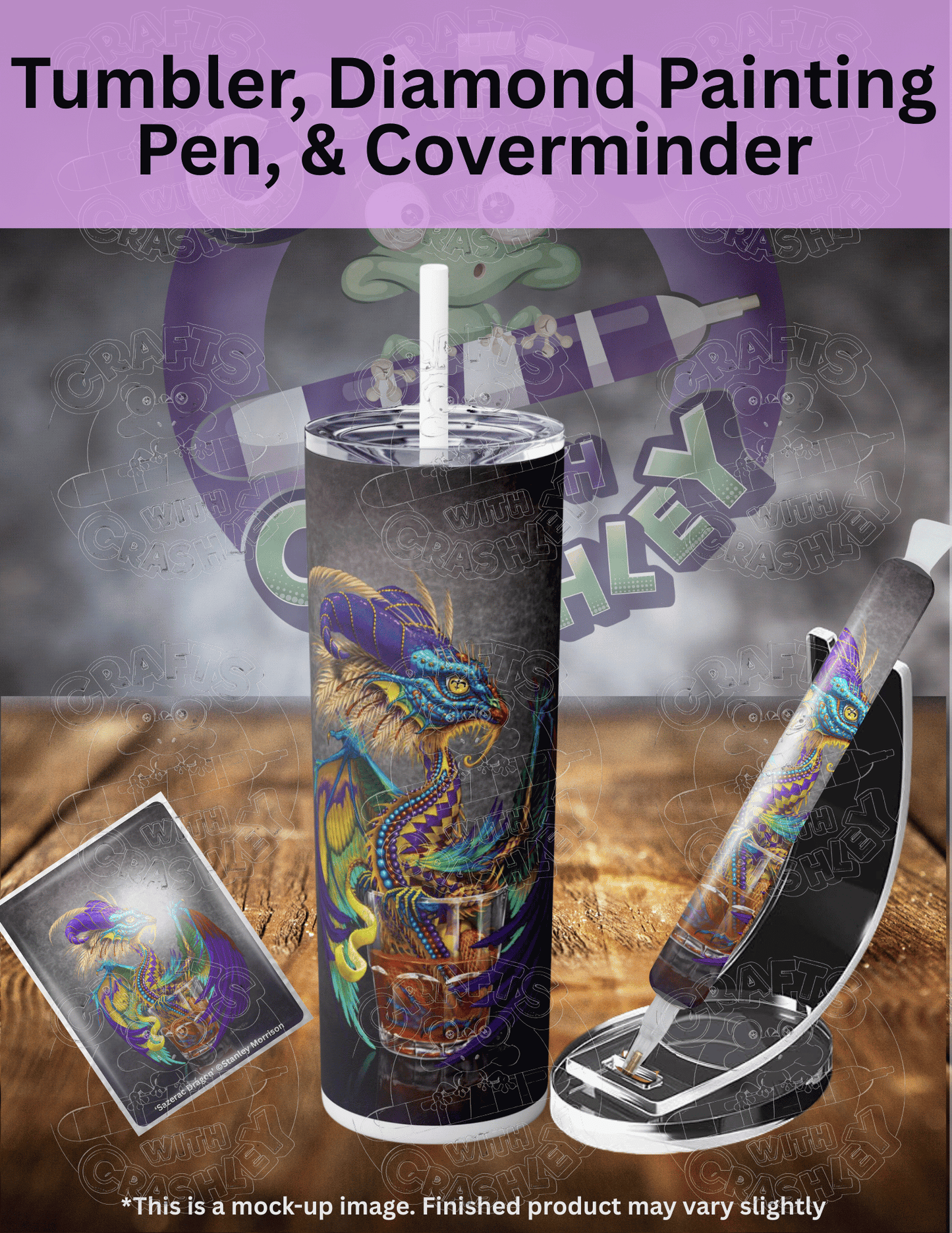 "Sazerac Dragon" by ©Stanley Morrison Premium Accessories for Diamond Painting