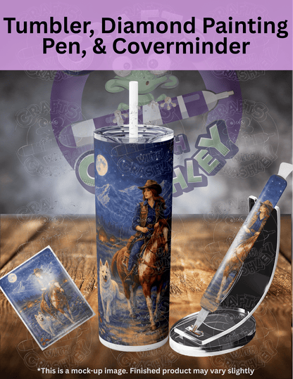 "Montana Moonlight" by ©RedNiN Gallery Premium Accessories for Diamond Painting