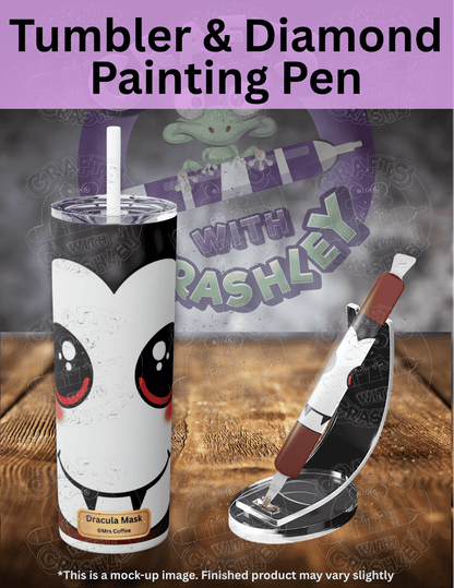 "Dracula Mask" by ©Mrs Coffee Premium Accessories for Diamond Painting