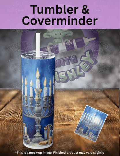 "Festival of Lights The Hanukkah Menorah and Gifts" by ©Auclair Studio Premium Accessories for Diamond Painting