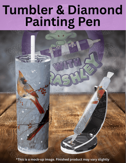 "Winter Cardinals" by ©Janet Stever Premium Accessories for Diamond Painting