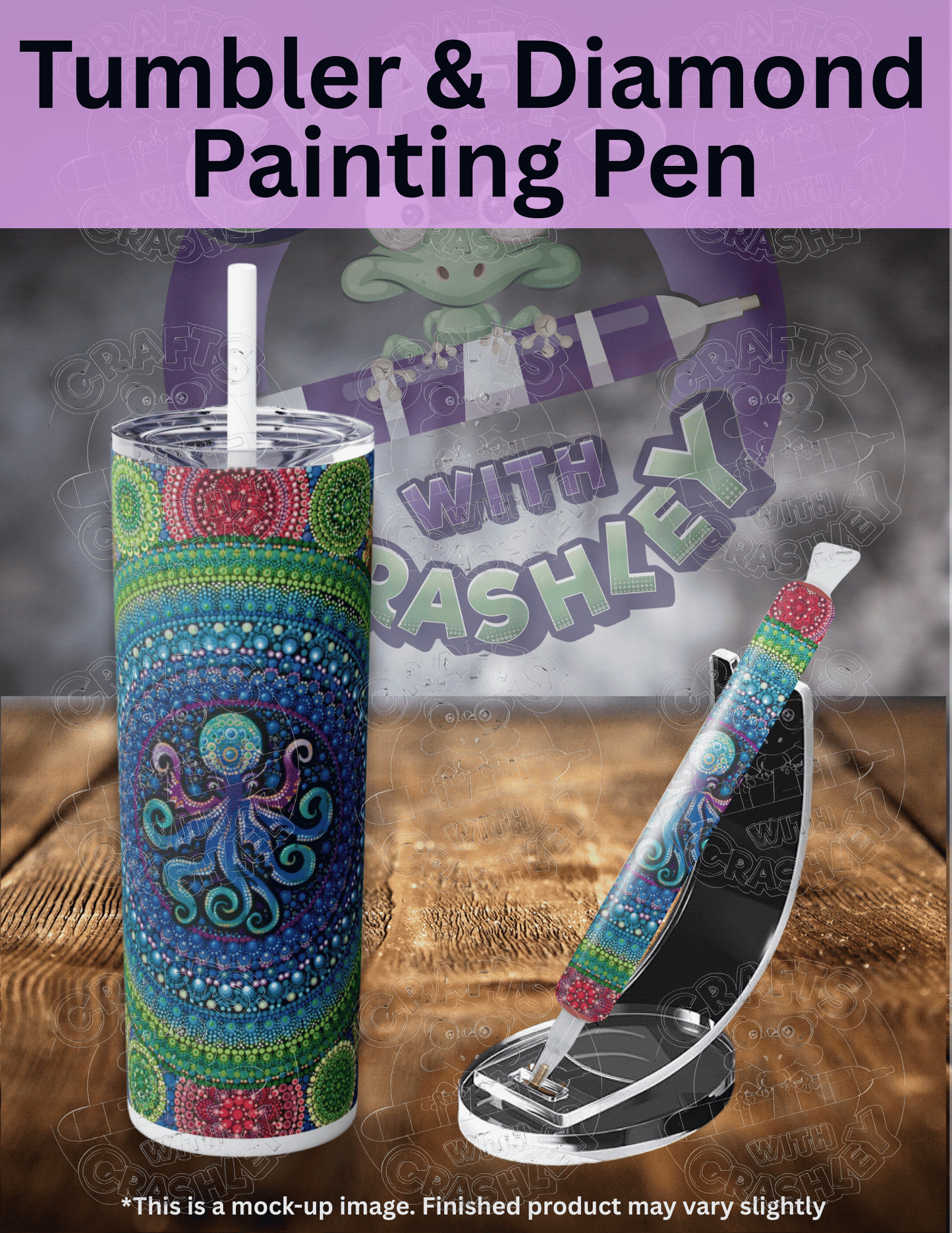 "Octopus" by ©Deborah Malcolm Premium Accessories for Diamond Painting