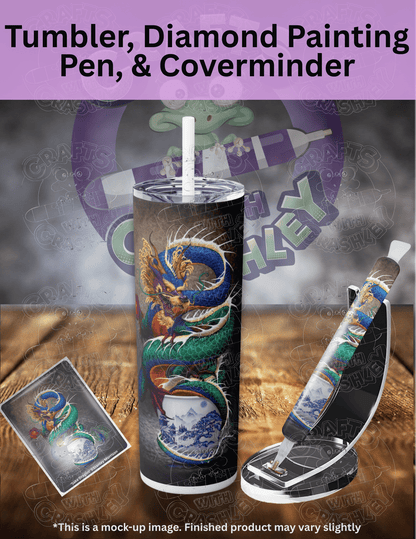 "Sake Dragon" by ©Stanley Morrison Premium Accessories for Diamond Painting