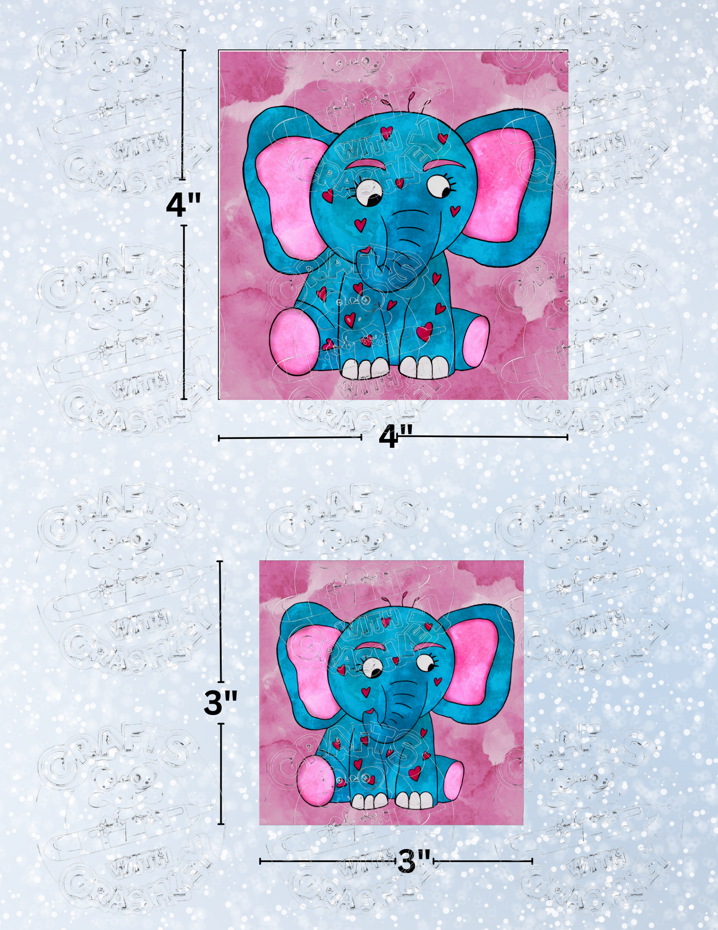 "Ellie" by ©Cheryl Carpenter Premium Decorative Release Papers for Diamond Painting