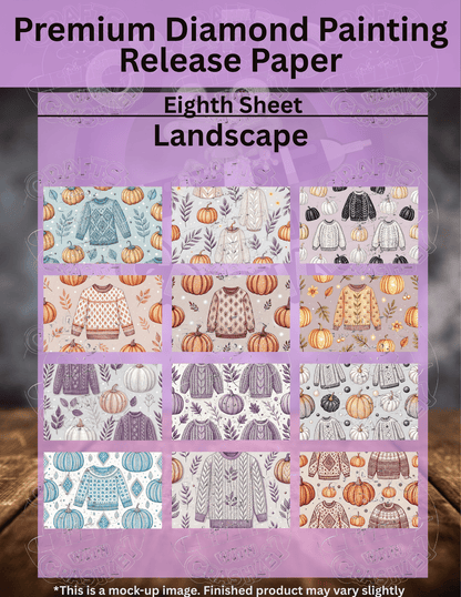 Sweater Weather Combo Pack Premium Release Paper for Diamond Painting