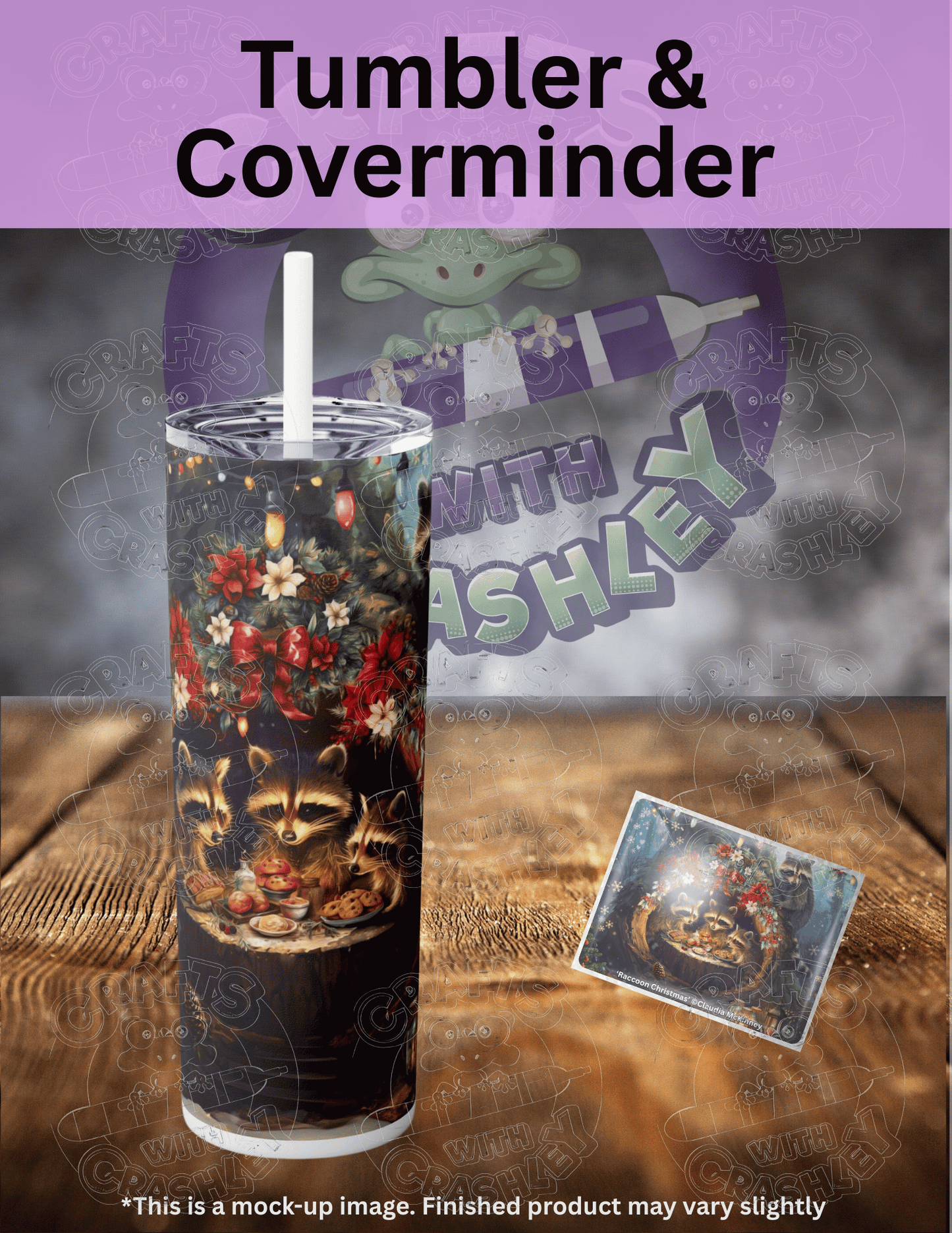 "Raccoon Christmas" by ©Claudia McKinney Premium Accessories for Diamond Painting