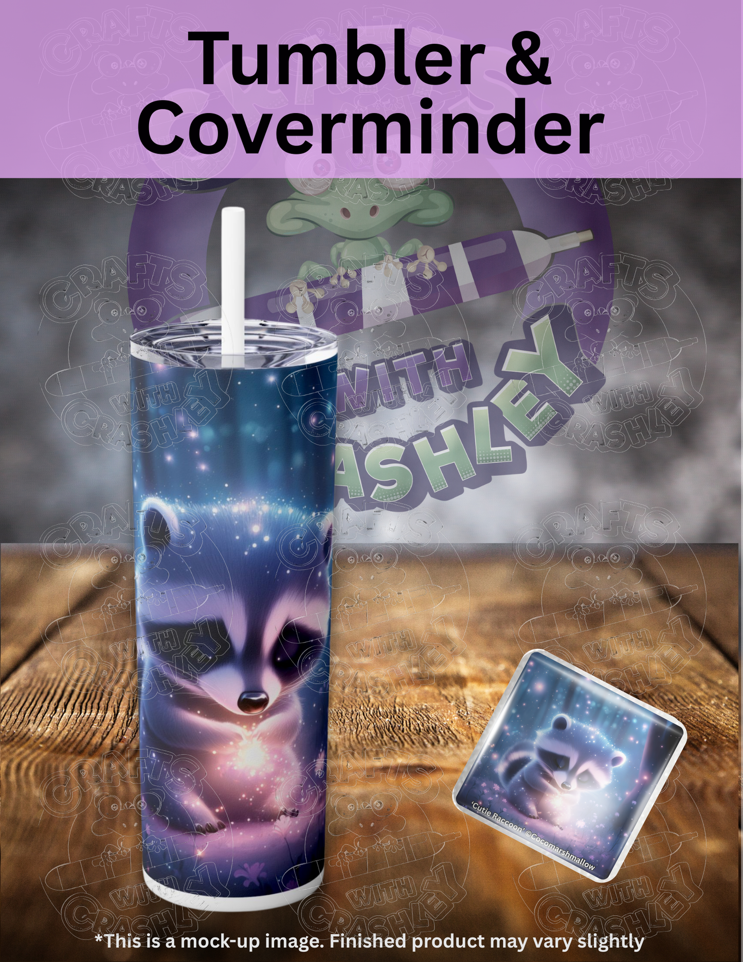 "Cutie Raccoon" by ©Cocomarshmallow Premium Accessories for Diamond Painting