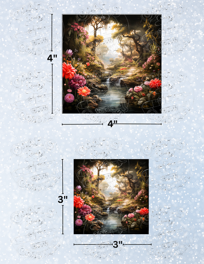 "Eden's Garden" by ©Stacy Deal Premium Decorative Release Papers for Diamond Painting