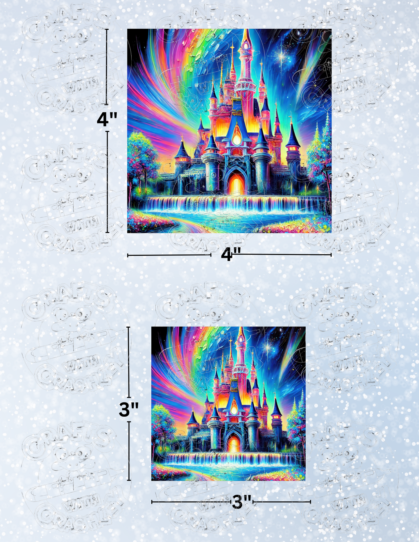 "Where Rainbows sleep" by ©Cocomarshmallow Premium Decorative Release Papers for Diamond Painting