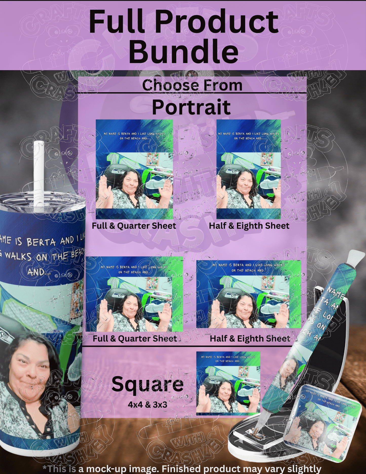 "Berta's Dating Profile" Premium Accessories for Diamond Painting