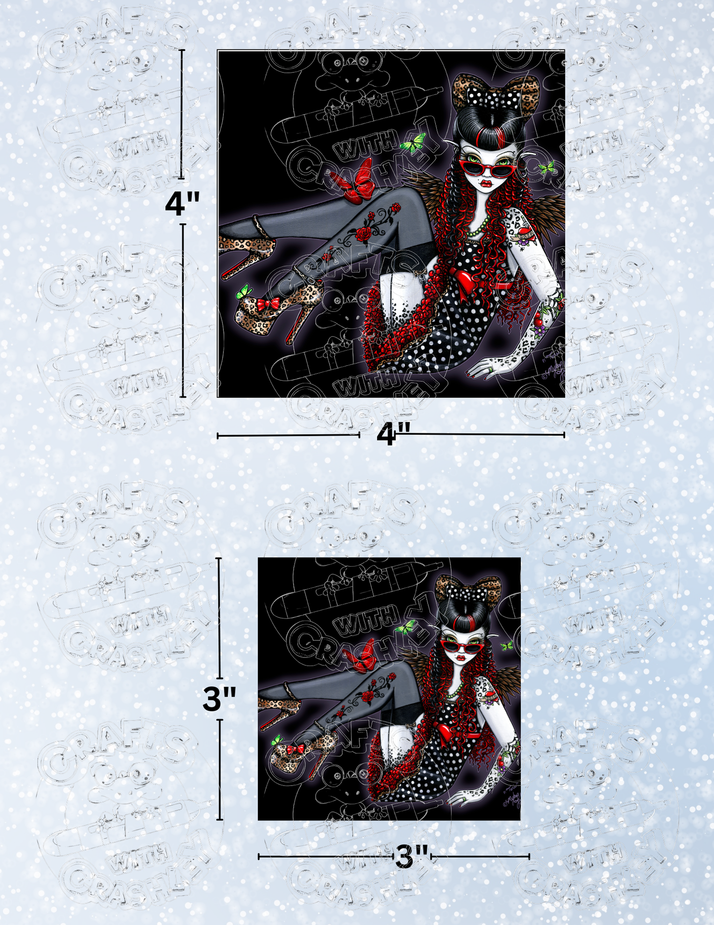 "Toni" by ©Myka Jelina Premium Decorative Release Papers for Diamond Painting