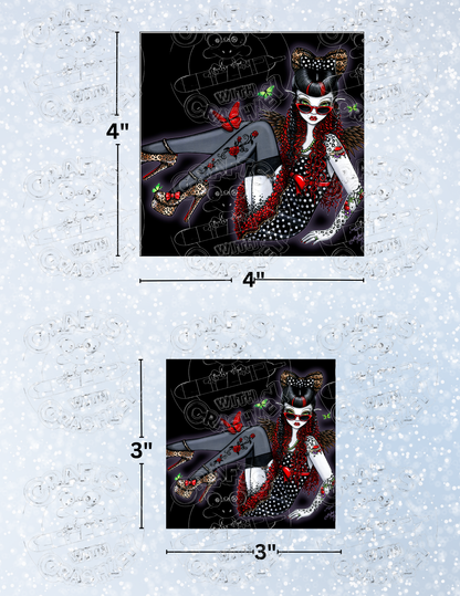 "Toni" by ©Myka Jelina Premium Decorative Release Papers for Diamond Painting