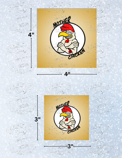 "Mother Chicken" by ©Mrs Coffee Premium Decorative Release Papers for Diamond Painting