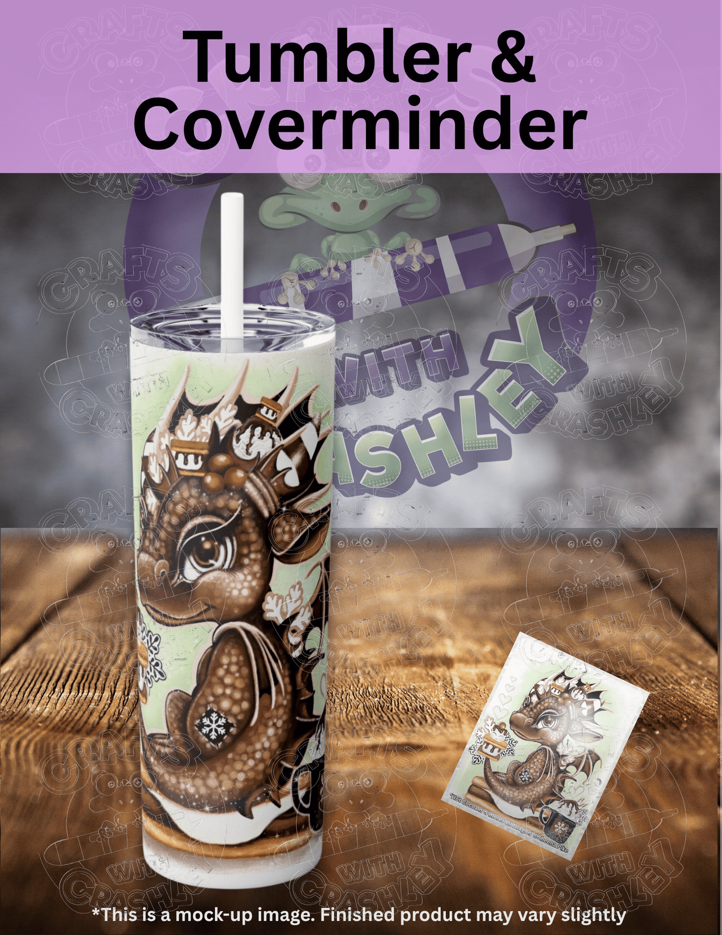 "Hot Cocoa n' S'mores Lil Dragon" by ©Sheena Pike Premium Accessories for Diamond Painting