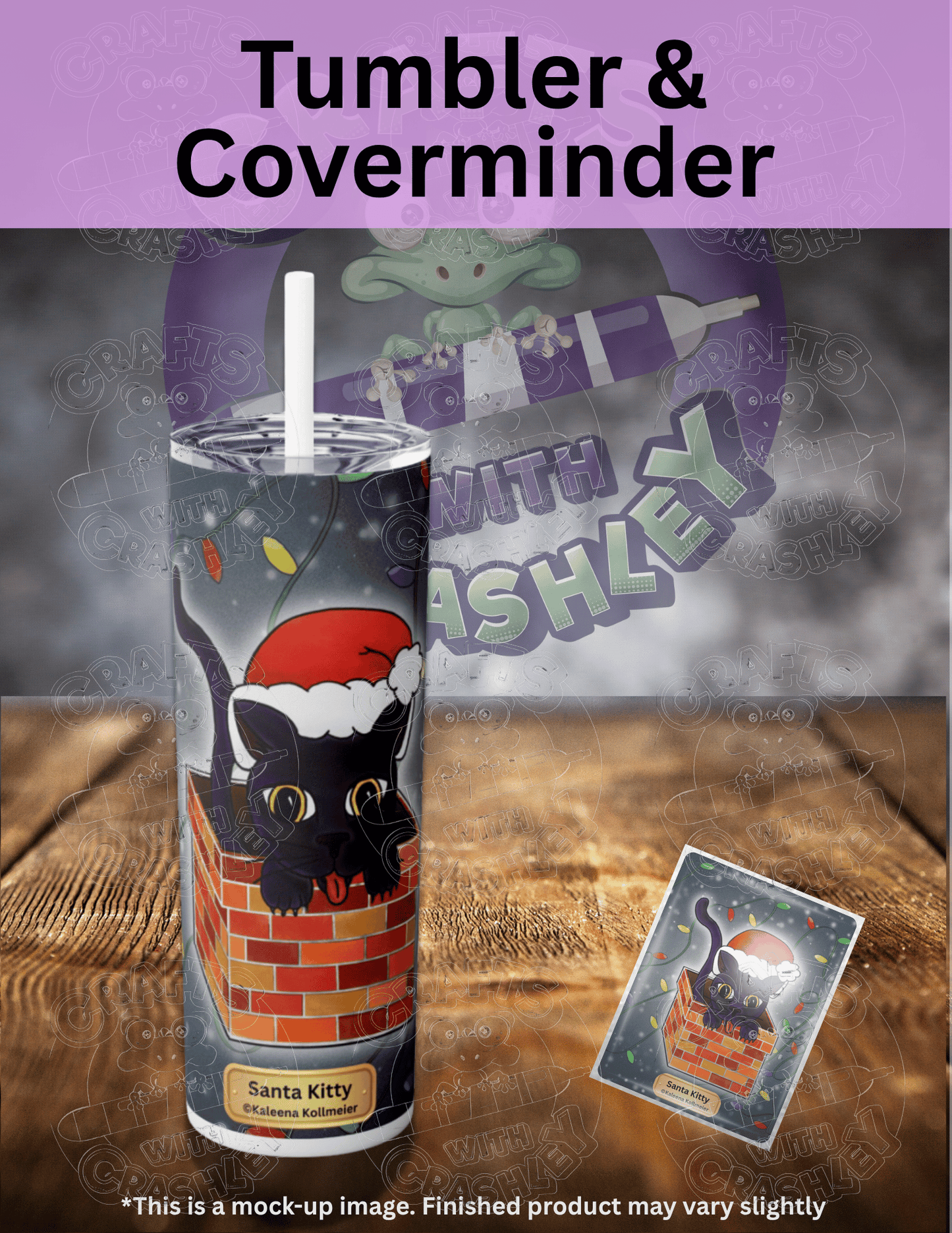 "Santa Kitty" by ©Kaleena Kollmeier Premium Accessories for Diamond Painting