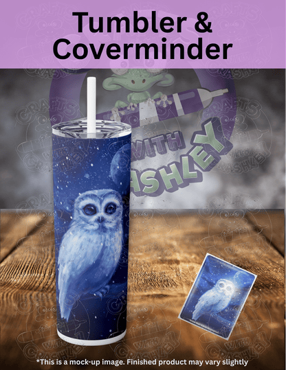 "Snowy Owl" by ©Aria Illustration Premium Accessories for Diamond Painting