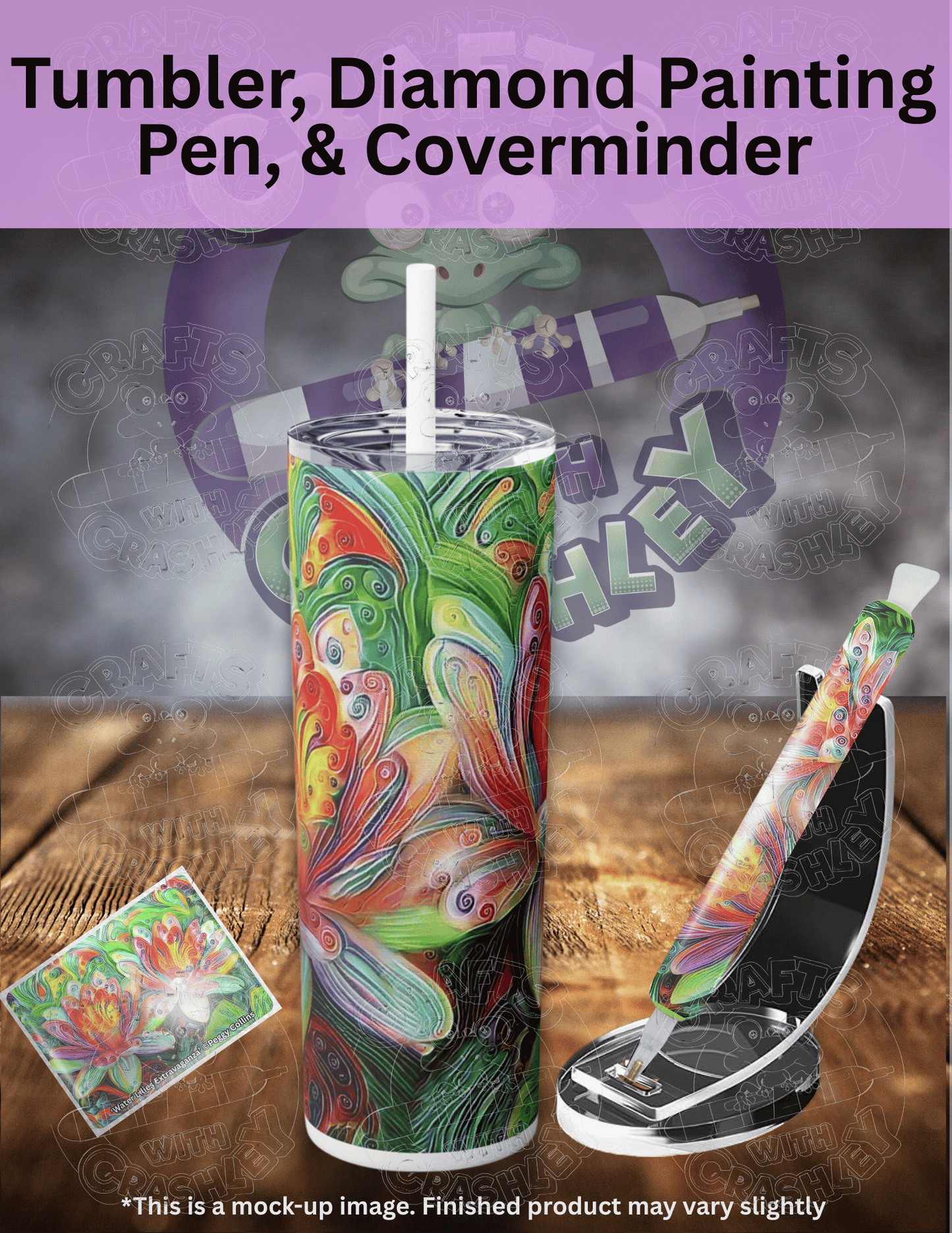 "Water Lilies Extravaganza" by ©Peggy Collins Premium Accessories for Diamond Painting