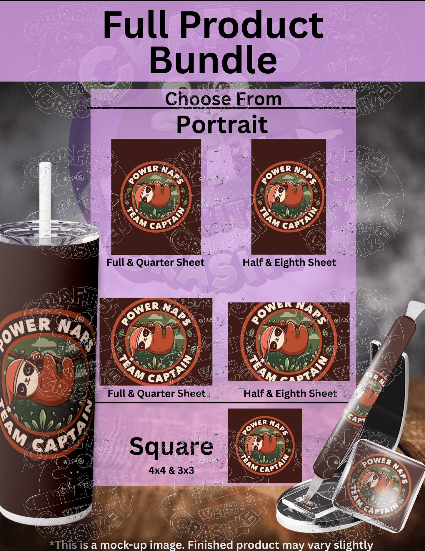 "Power Naps Team Captain" by ©Tobe Fonseca Premium Accessories for Diamond Painting