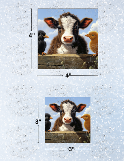 "Farm Babies" by ©Auclair Studio Premium Decorative Release Papers for Diamond Painting